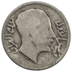 IRAQ: Faisal I, 1921-1933, AR 20 fils, 1933/AH"1252". F