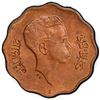 Image 1 : IRAQ: Faisal II, 1939-1958, AE 4 fils, 1943/AH1362. PCGS MS64