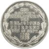 Image 2 : FRANKFURT AM MAIN: Free City, AR 2 gulden, 1855, KM-353, 300th Anniversary Religious Peace, ICG MS62