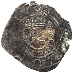 ARAB-SASANIAN: Farrukhzad, ca. 695-699, AE pashiz (0.90g), Ardashir Khurra. F