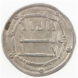 ABBASID: al-Mahdi, 775-785, AR dirham (2.88g), Arminiya, AH166. VF-EF