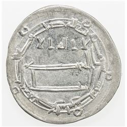 ABBASID: al-Rashid, 786-809, AR dirham (2.81g), Ma'din al-Shash, AH190. EF