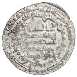 ABBASID: al-Muqtadir, 908-932, AR dirham (2.96g), Mah al-Kufa, AH299. VF-EF