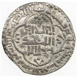 ABBASID: al-Mustansir, 1226-1242, AR dirham (2.90g), Madinat al-Salam, AH637. VF