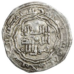 ABBASID: al-Musta'sim, 1242-1258, AR 1/2 dirham (1.49g), Madinat al-Salam, AH650. VF