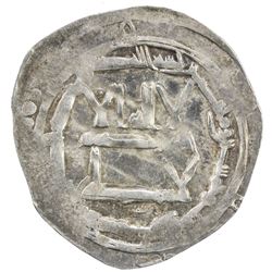 UMAYYAD OF SPAIN: Muhammad I, 852-886, AR dirham (3.27g), al-Andalus, AH256. VF-EF