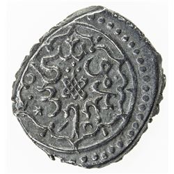 OTTOMAN EMPIRE: Musa Celebi, 1410-1413, AR akce (1.17g), Edirne, AH813. VF-EF