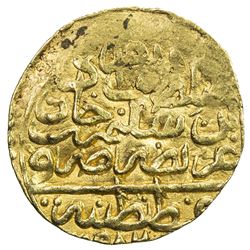 OTTOMAN EMPIRE: Murad III, 1574-1595, AV sultani (3.56g), Kostantiniye, AH982. F
