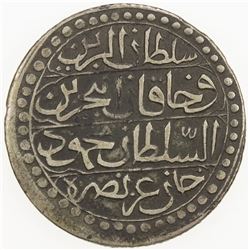 ALGIERS: Mahmud II, 1808-1830, AR budju (10.08g), Jaza'ir, AH1240. VF