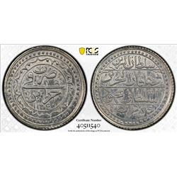 ALGIERS: Mahmud II, 1808-1830, AR budju, Jaza'ir, AH1240. PCGS UNC