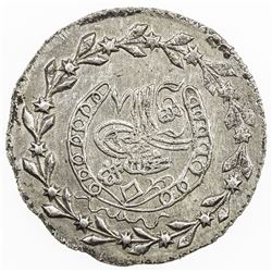 ALGIERS: Mahmud II, 1808-1830, AR 1/3 budju (3.09g), Jaza'ir, AH1245. AU