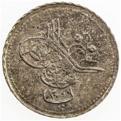 EGYPT: Abdul Aziz, 1861-1876, AR 20 para (0.63g), Misr, AH1277 year 6. AU