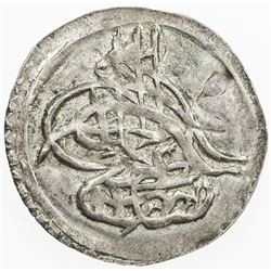 TURKEY: Mustafa IV, 1807-1808, AR para (0.31g), Kostantiniye, AH1222 year 1. AU