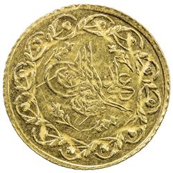 TURKEY: Mahmud II, 1808-1839, AV mahmudiye (1.61g), Kostantiniye, AH1223 year 29. AU