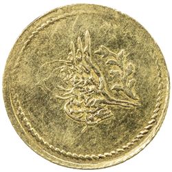 TURKEY: Abdul Mejid, 1839-1861, AV memduhiye (1.55g), Kostantiniye, AH1255 year 2. EF