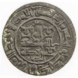 QARAKHANID: 'Ayn al-Dawla Muhammad b. Nasr, 1020-1055, AE fals (3.91g), Uzkand, AH413. VF-EF