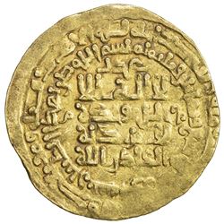 GHAZNAVID: Mahmud, 999-1030, AV dinar (3.16g), Nishapur, AH389. VF