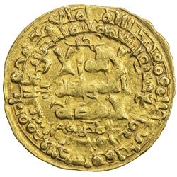 GHAZNAVID: Mahmud, 999-1030, AV dinar (3.91g), Nishapur, AH419. VF-EF