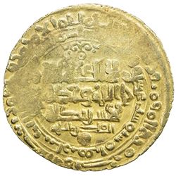 GHAZNAVID: Mahmud, 999-1030, AV dinar (3.57g), Ghazna, AH416. VF