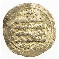 GHAZNAVID: Ibrahim, 1059-1099, debased AV dinar (5.38g), Gh(azna), AH480. VF