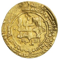 GREAT SELJUQ: Tughril Beg, 1038-1063, AV dinar (4.40g), Nishapur, AH452. VF