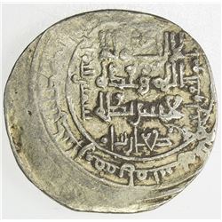 GREAT SELJUQ: Toghanshah, 1072-1082+, pale AV dinar (4.47g), Herat, DM. VF