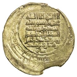 GREAT SELJUQ: Sanjar, 1097-1098, pale AV dinar (4.69g), Balkh, AH(49)1. VF-EF