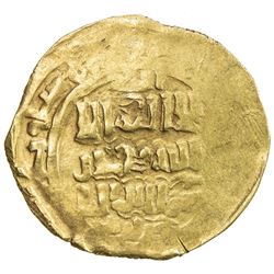 KHWARIZMSHAH: Muhammad, 1200-1220, AV dinar (5.45g), NM, ND. VF