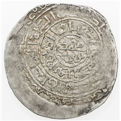 GHORID: Mu'izz al-Din Muhammad, 1171-1206, AR dirham (3.27g), Ghazna, AH597. VF