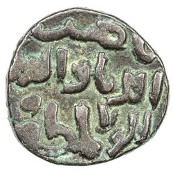 QARLUGHID: Nasir al-Din Muhammad, 1249-1259 AH, AE jital (3.35g), NM, ND. VF-EF
