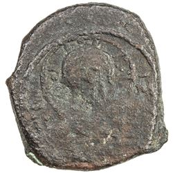 SALDUQIDS: Diya' al-Din Ghazi, 1116-1132, AE fals (6.06g), NM, ND. VG