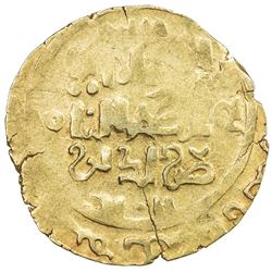 GREAT MONGOLS: Anonymous, ca. 1220s-1249s, AV dinar (3.61g), MM, ND. VF