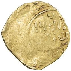 GREAT MONGOLS: Anonymous, ca. 1220s-1240s, AV dinar (4.21g), NM, ND. F