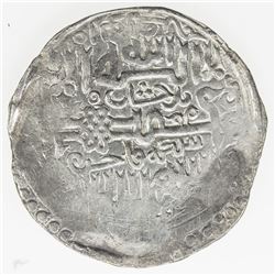 SHAHS OF BADAKHSHAN: Shah Baha al-Din, 1344-1358, AR dinar kebeki (7.57g), Badakhshan, ND. VF