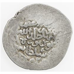 TIMURID: Shahrukh, 1405-1447, AR tanka (5.14g), Kuhgiluyeh, AH828. VF