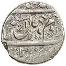QAJAR: Agha Muhammad Khan, 1779-1797, AR riyal (12.74g), Tabriz, AH1206. VF-EF