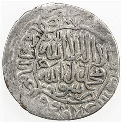 SHAYBANID: Muhammad Shaybani, 1500-1510, AR 1/2 tanka (2.57g), Herat, ND. F-VF