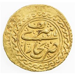 MANGHIT OF BUKHARA: Haidar, 1800-1826, AV tilla (4.54g), Bukhara, AH1215. VF