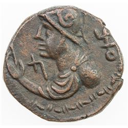 KUSHAN: Vima Takto, ca. 80-100, AE tetradrachm (12.77g). VF-EF