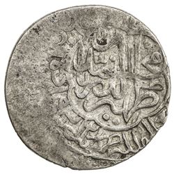 MUGHAL: Babur, 3rd reign, 1504-1530, AR shahrukhi (4.81g), Kabul, AH933. VF