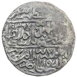 MUGHAL: Babur, 3rd reign, 1504-1530, AR shahrukhi (4.48g), Lahore, AH936. VF