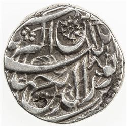 MUGHAL: Jahangir, 1605-1628, AR jahangiri rupee (13.62g), Qandahar, AH1022 year 8. VF-EF