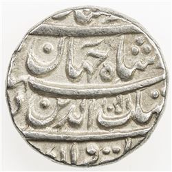MUGHAL: Shah Jahan I, 1628-1658, AR rupee (11.44g), Tatta, AH1051 year 15. EF
