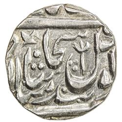 SIKH EMPIRE: AR rupee (11.03g), Multan, VS1884. EF