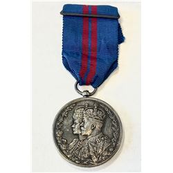 BRITISH INDIA: George V, 1910-1936, AR medal, 1911. AU