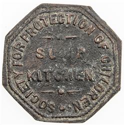 HONG KONG: AE 4 cent token, ND. F