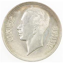 IRAQ: Ghazi I, 1933-1939, AR 50 fils, 1938/AH1357. AU