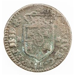 PHILIPPINES: Carlos IV, 1788-1808, AE quarto, 1805-M. F-VF