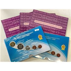 SRI LANKA: LOT of 5 mint sets