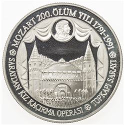 TURKEY: Republic, AR 50,000 lira, 1991. PF